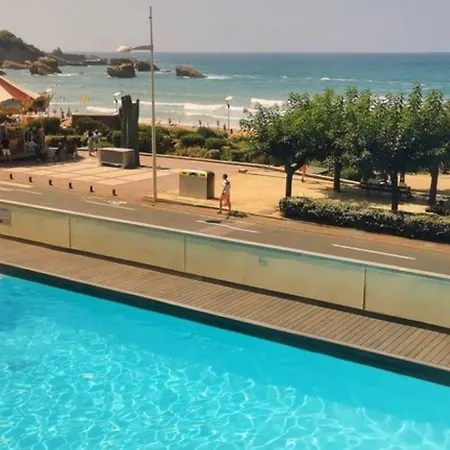 Plage, Piscine, Terrasse Vue Ville Au Coeur De Biarritz Pour Vacances, Teletravail, Sport, Culture, アパート ビアリッツ
